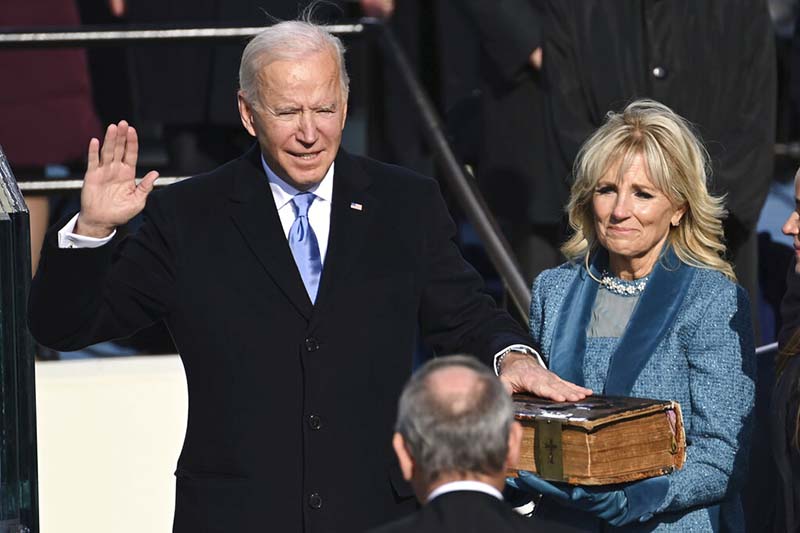 Joe Biden sworn in as 46th president of US